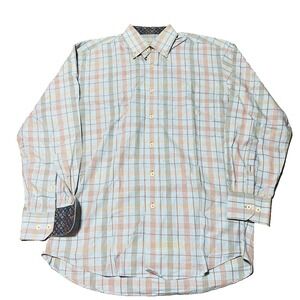 Alan Flusser Shirt Mens Small Multicolor Paisley Flip‎ Cuff Button Down Preppy